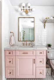 If You Re Going To Bring In Colors You Might As Well Make Them Pastels Pink Or Green Are In 2020 Mid Century Modern Bathroom Modern Bathroom Bathroom Interior Design