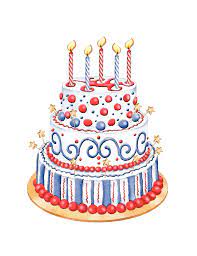 Patriotic Cake Clipart 1 Jpg 1234 1600 Cake Clipart Birthday Cake Illustration Birthday Cake Clip Art