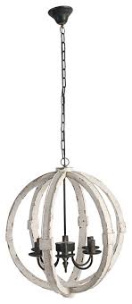 We believe in helping you find the product that looking for something more? Wood Metal Globe Chandelier 22 5 Cream Farmhouse Chandeliers By Fantastic Decor Llc Houzz