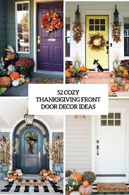 Receive our creative tips and decor ideas in your inbox. 52 Cozy Thanksgiving Front Door Decor Ideas Digsdigs