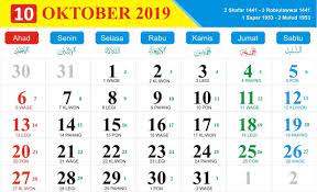 Kalendar akademik ‐ sidang akademik 2019/2020 bagi semua rancangan (kecuali program doktor perubatan dan doktor pergigian) pendaftaran pelajar baharu (1&2 september 2019) / minggu siswa lestari. Kalender Oktober 2019 Lengkap Pdf Jpg Png Kurnio Desain