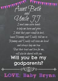 Godparents proposal gift with photo, editable file, diy printable card or art, will you be my godparents sign/print personalized. Asking Godmother Poems