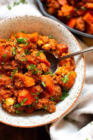 Kurbis Hackfleisch Pfanne Mit Feta Super Einfach Kochkarussell Rezept Hackfleisch Rezept Hackfleisch Rezepte