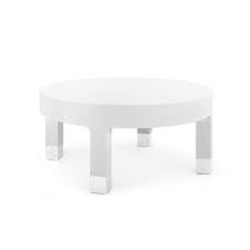 While choosing a coffee table may feel like both an overwhelming and an unsexy task, there are things to consider — beyond your overall aesthetic — to make the fenimore notes that round coffee tables work particularly well in busy rooms. Bungalow 5 Dakota Round Coffee Table In White