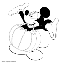 Grab these fun coloring pag. Disney Halloween Coloring Pages Free 2019 Coloring Pages Printable Com