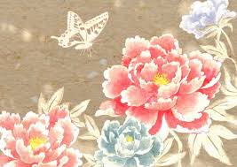 牡丹 蝶有り 花 描き方 蝶イラスト 和柄 壁紙