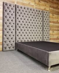 Maybe you would like to learn more about one of these? 10 Feet Tall Tufted Panels With Bed Frame Upholstered Walls Bed Frame And Headboard Bed Frame