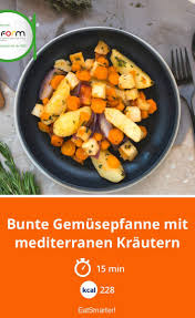 Bunte Gemusepfanne Mit Mediterranen Krautern Rezept Ballaststoffreiche Rezepte Bunte Gemusepfanne Gesunde Rezepte