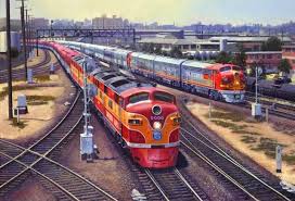 Santa Fe Train Pictures Train Train Tracks