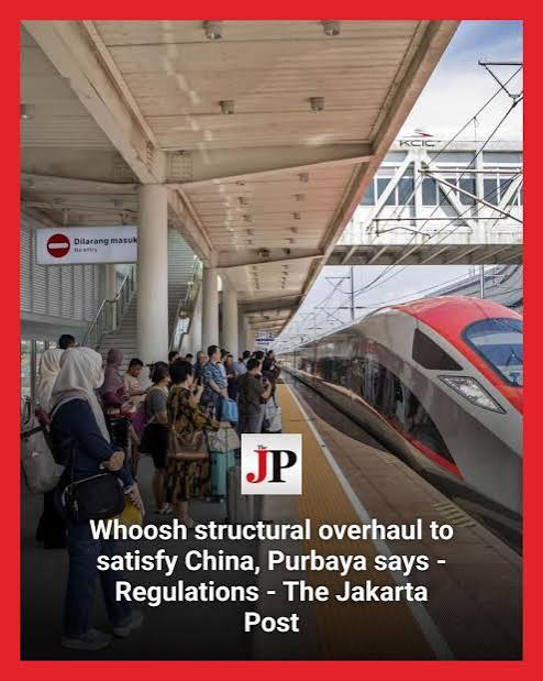 Indonesia renegotiates china-funded rail project debt