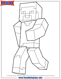 School's out for summer, so keep kids of all ages busy with summer coloring sheets. Minecraft Coloring Pages Steve Coloring Home