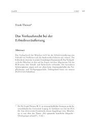Http Www Hjr Verlag De Out Pictures Wysiwigpro Studzr 20das 20vorkaufsrecht 20bei 20der 20erb Pdf