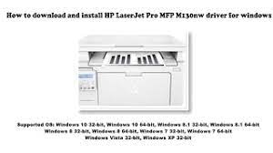 The input tray can also hold 150 sheets while the output tray holds 100 sheets. How To Download And Install Hp Laserjet Pro Mfp M130nw Driver Windows 10 8 1 8 7 Vista Xp Youtube