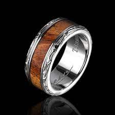 Koa Wood Ring So Cool Mens Jewelry Wood Rings Rings For Men