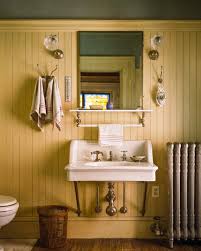 Love the glossy black bead board tray ceiling in this entry w/ the black front door. Behind The Scenes With Beadboard Old House Journal Magazine