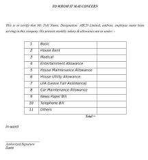 I am therefore requesting you to issue me the salary certificate. Salary Certificate Format Know Its Uses Of Salary Certificate Indianmoney