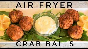 Air Fryer New Orleans Crab Balls Recipe Airfryer Recipes Crab Balls Recipe Air Fryer Recipes Snacks Air Fryer Recipes