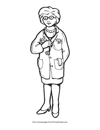 Free printable doctor coloring pages for kids. Doctor Coloring Page Free Printable Pdf From Primarygames