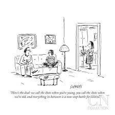 A Father Says To His Son By David Sipress In 2021 New Yorker Cartoons Cartoon Posters Cartoon