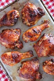 baked bbq en legs and thighs the