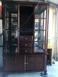 Shop for your dining room at shop factory direct! China Display Cabinet Large Dark Brown L 76 In X W 46 In X D 16 In Ebay