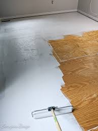This tutorial can guide you through the process. How To Paint A Plywood Floor The Easy Way Semigloss Design