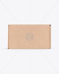 Download Kraft Box Mockup In Box Mockups On Yellow Images Object Mockups PSD Mockup Templates