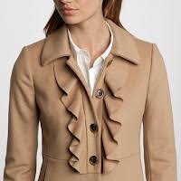 J.Crew Aficionada: Product Review: Wool Ruffle-Front Coat