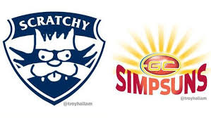 Jump to navigation jump to search. Afl Logos Simpsons Twitter User Creates Hilarious Footy Logos Herald Sun