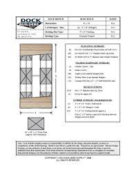 This is a floating dock that's easy to make and works beautifully. Dock Builders Supply Floating Dock Plans
