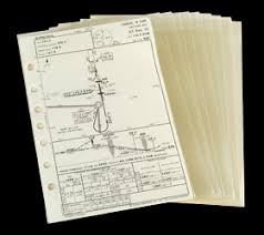 approach chart protector set of 10