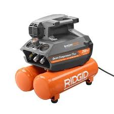 Ridgid 4 5 Gal Portable Electric Quiet Air Compressor Of45200ss The Home Depot In 2020 Quiet Air Compressor Compressor Electric Air Compressor