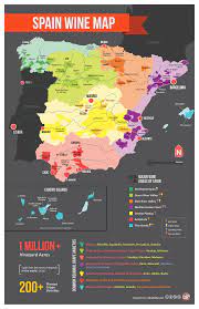 Better known are the quality reds from rioja and ribera del duero, reds and whites from penedés, fine whites from rueda, sherries from jerez, and a fine sparkling wine known as cava. Map Of Spain Wine Regions Wine Folly Wine Map Map Of Spain Wine Region Map