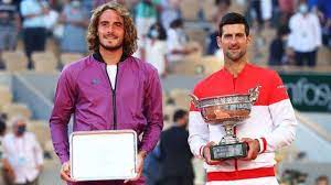 Матч продолжался 3 часа 27 минут. Novak Dzhokovich Obygral Stefanosa Cicipasa V Finale Rolan Garros I Pochti Dognal Fedalya Po Titulam Bbc News Russkaya Sluzhba
