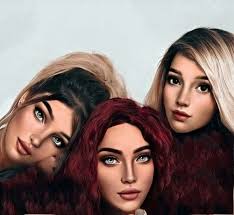 Agatha Harris , Viki Walker and Laya Burnell