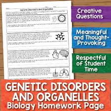 Genetic Disorder Worksheet Teachers Pay Teachers
