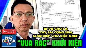 LIVE: Bị vu cáo là tay sai Cộng Sản, gián điệp cho chính quyền VN, "Vua  Rác" David Dương khởi kiện