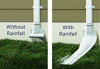Gutter extensions attached to the bottom of the. Shop Rain Drains Backyard Drainage Gutter Gutter Drainage