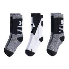 Boys 4 20 Under Armour 3 Pack Phenom Crew Socks Crew Socks Under Armour Socks