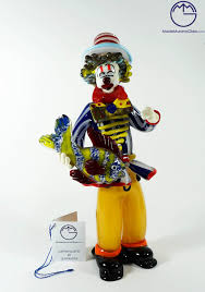 Maybe you would like to learn more about one of these? Murano Glass Clown With Fish Murano Art Made Murano Glass