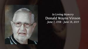 Donald Wayne Vinson Obituary