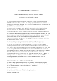 Die kündigung der hamburger krankenschwester romana knezevic hat große wellen geschlagen. 2