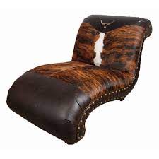 longhorn chaise lounge western furniture leather couch chaise lounge