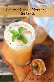 Sommerlicher Maracuja Cocktail In 2020 Alkoholfrei Maracuja Cocktail