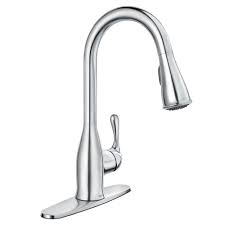 You can choose and pick one. Moen Kaden Single Handle Pull Down Sprayer Kitchen Faucet With Reflex And Power Clean In C The Home Depot Canada