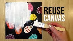 Check spelling or type a new query. How To Reuse An Old Canvas Painting Youtube