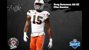 Rousseau totaled 15.5 sacks in 2019, with four of those coming in one game against florida state. Cleveland Browns Potential Nfl Draft Target Edge Rusher Gregory Rousseau
