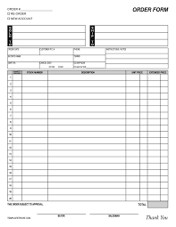 order form template