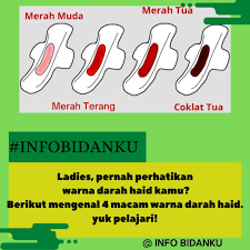 Darah menstruasi berwarna hitam dan penyebabnya. Info Bidanku Arti Warna Darah Menstruasi Warna Darah Facebook