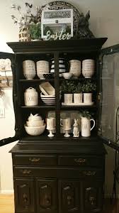 We were faced w/ the dilemma of what to do with our old 1990s hutch in our dining room this summer when we were not able to sell it, but the style just didn't fit anymore. Pin On Ideas For The House